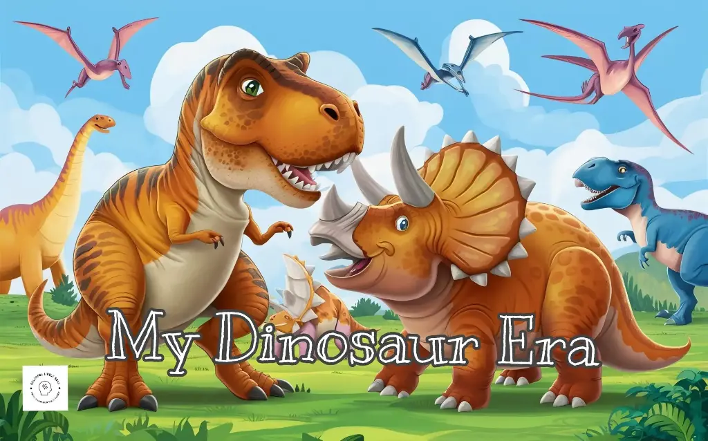 "My Dinosaur Era" 24 piece jigsaw puzzle | Colorful Little Star