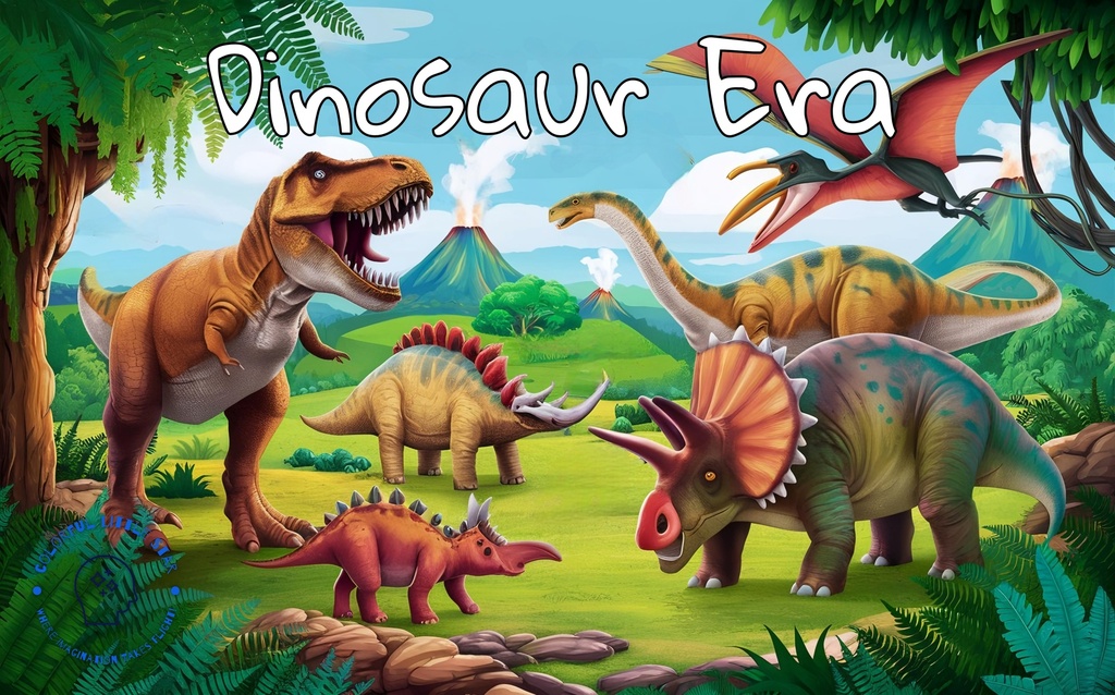 "Dinosaurs " 24-piece Jigsaw puzzle | Colorful Little Star