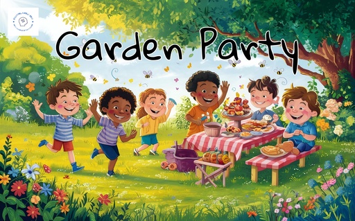 "Garden Party" 24-piece Jigsaw puzzle | Colorful Little Star