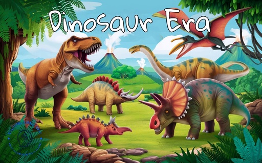 "Dinosaurs " 24-piece Jigsaw puzzle | Colorful Little Star